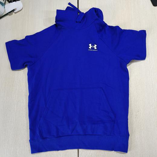 瑕疵Under Armour/安德玛 男士新款运动连帽短袖套头卫衣 商品图0