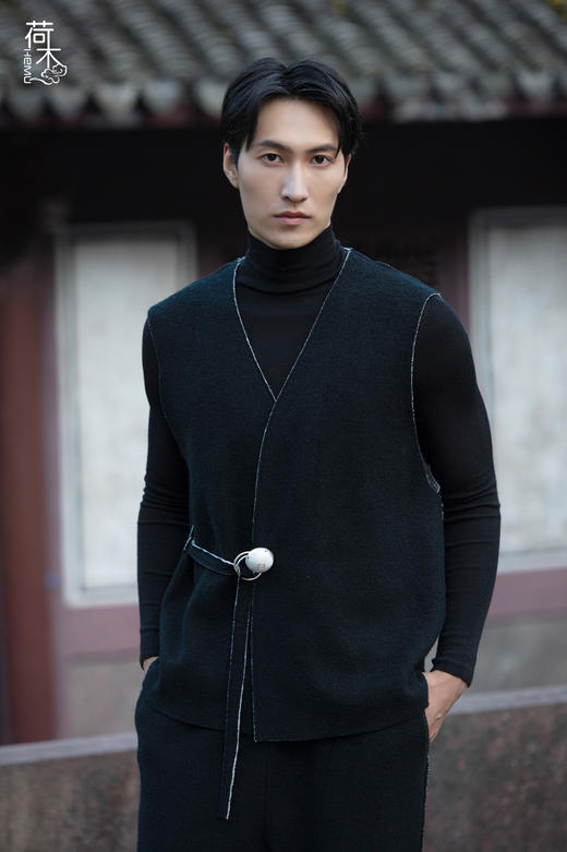 荷木HEMU丨[MEN]苍云·马甲 商品图0