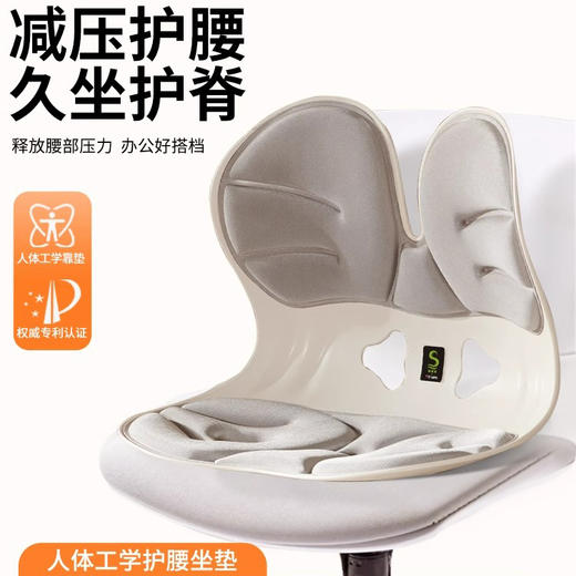 【人体工学护腰座椅】护腰神器，坐上就“挺”，儿童成人皆可用！腰靠 商品图4