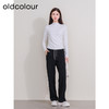 oldcolour欧珂2023冬季新款休闲高腰修身长裤女P410708A1 商品缩略图3