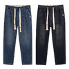 【新款DMH】大依优型大码潮款松紧腰牛仔裤加肥加大宽松男士胖子300斤显瘦潮流弹力舒适 商品缩略图7