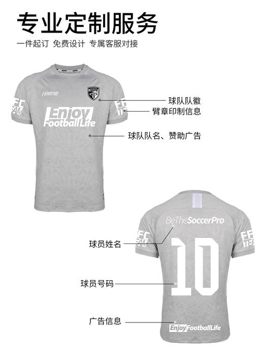 蜂锐COOLMAX 几何提花PRO球衣 商品图1