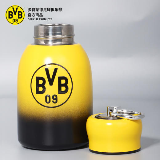 【官方正版】多特蒙德足球俱乐部｜黑黄渐变迷你保温杯球迷随身便携杯子 商品图1