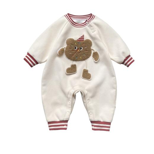 【婴儿秋装新款三色爬服】男女长袖爬衣卡通宝宝连体衣男宝宝a类外出服 商品图4