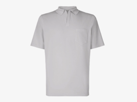 Sease  - T-Shirt Crew Cotton Polo T Shirt - Pearl Grey - 男装 - 衬衫 - 珍珠灰