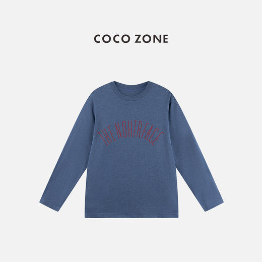 COCO ZONE 100棉设计感字母长袖简约圆领卫衣CC2C1750 商品图0