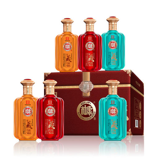 【严选推荐！白水杜康6瓶礼盒装】中国文化名酒，绵柔甘冽，香味协调、酒花浓密，酒香四溢！甄藏名酿N66套装白酒整箱浓香节日送礼物优选 商品图3