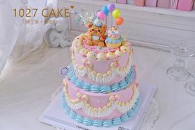 1027CAKE | 双层蛋糕   黄油小熊（提前1-2天）