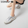 康莉KKF2K560拼款银色阿甘鞋秋透气百搭复古平底运动休闲德训鞋 商品缩略图2