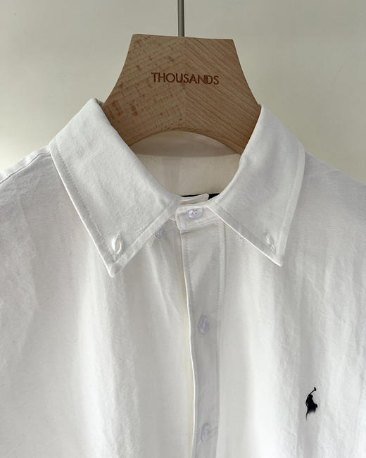 单品包邮现货 THS 8.24-无 RL家 男士在售款 牛津布马球刺绣衬衫 2色 AG1291 商品图7