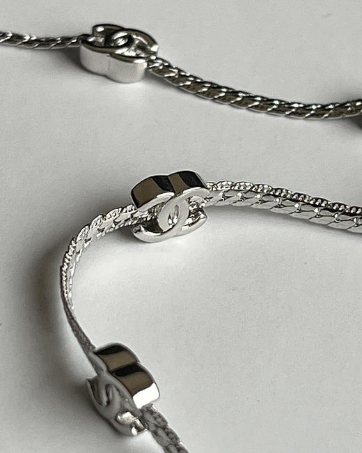 THS 8.24-无 香家 长短款双C蛇骨链颈链 项链 CU1234 商品图9