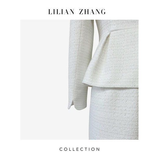 C—定制—香氛佳人—轻奢风—法式优雅千金风连衣裙 （假两件） 2401145 商品图3