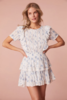 LOVESHACKFANCY - Natasha Dress - Skysail Blue - 女装 - 连身裙 - 蓝色碎花 商品缩略图0