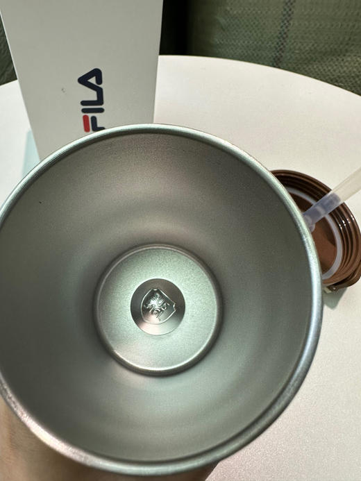 存元！Z品单！fila不锈钢咖啡杯多功能直饮吸管保温杯 商品图12