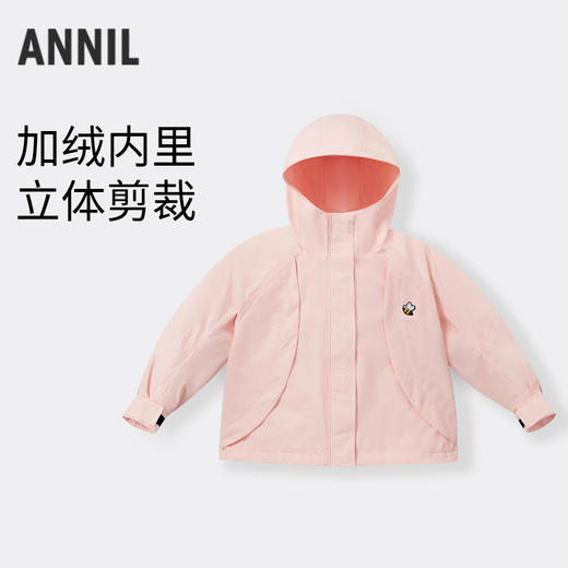 女童加绒保暖外套安奈儿童装实体店同款AG435565 商品图0