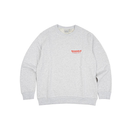 GRAMICCI PRESERVE IT SWEATSHIRT 有机棉印花圆领长袖卫衣 商品图3