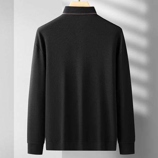 【新款DDS】大依优型大码长袖Polo衫翻领男装加肥加大体恤大号上衣胖子 商品图6