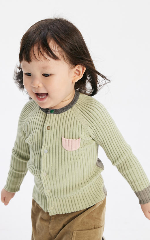 jnby  24年秋款  短款开襟毛衫  YO9310280 商品图0