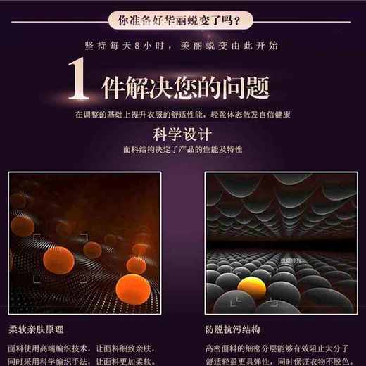 【美容院院线产品】中脉美体塑身衣 J122299 商品图6