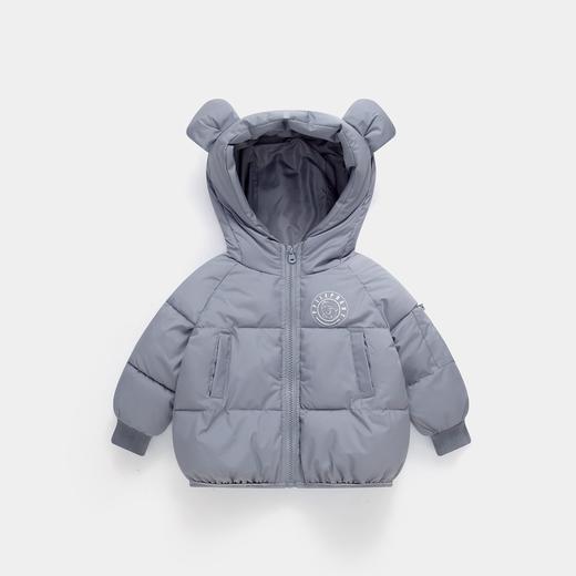 【耳朵戴在头顶，萌趣可爱~】秋冬新款男童女童小孩 中小儿童加厚连帽羽绒棉衣 棉服棉袄外套 高支高密纤维面料 平整细腻手感柔软 不易掉色不易起球-QQ 商品图5