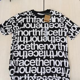 瑕疵THE NORTH FACE/北面 男士夏季印花渐变色圆领短袖T恤