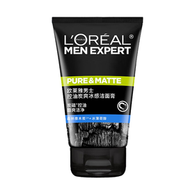 欧莱雅男士控油炭爽冰感洁面膏 100ml