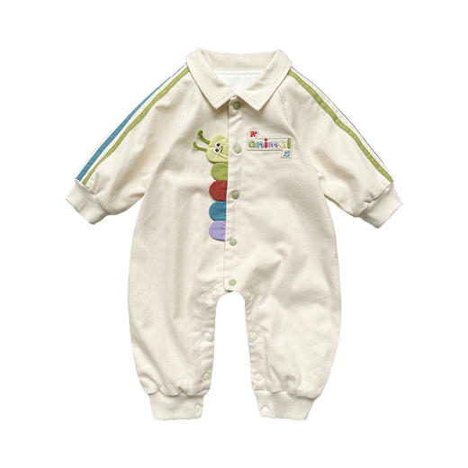 【卡通超萌可爱男宝宝哈衣】婴儿衣服秋装连体衣宝宝爬服春秋装外出服 商品图4