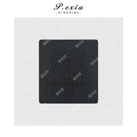 03-3潘依绣丁丁宠粉北欧风复古波点小方巾轻薄丝巾 SJ2202