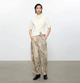 EXCEPTION例外印花萝卜裤