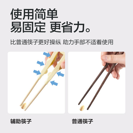 【辅助筷】成人吃饭辅助筷防抖自主吃饭（礼盒装） 商品图4