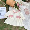 【花边蝴蝶结宝宝公主裙】2024新款甜美可爱小童裙子洋气女孩连衣裙 商品缩略图1