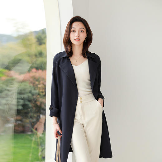 火桐hooton30姆米真丝风衣YT2037 商品图1