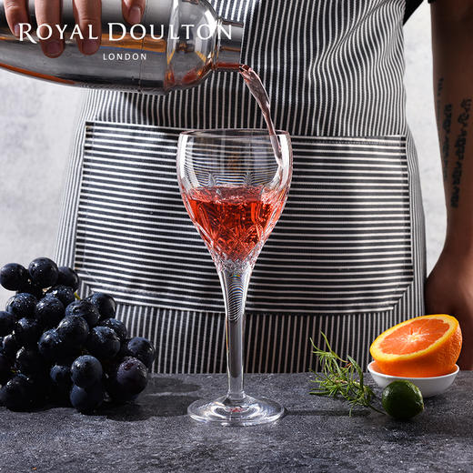 Royal Doulton 海克利尔白葡萄酒杯四件套水晶玻璃葡萄酒杯 果酒杯子礼盒套装 商品图3