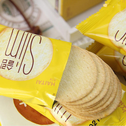 韩国进口海太Slim超松脆土豆薄薯片马铃薯薄脆饼干网红小零食80g 商品图1