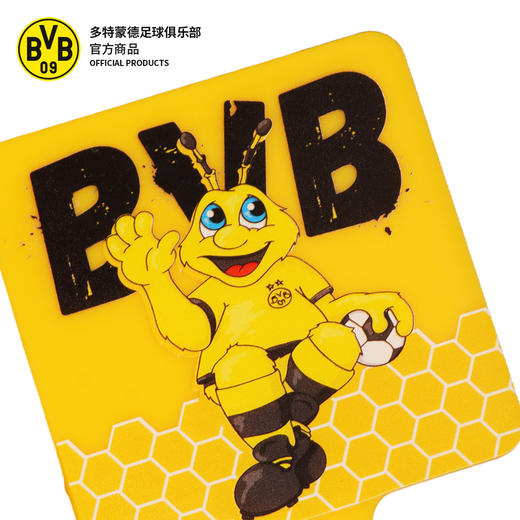 【官方正版】多特蒙德足球俱乐部｜可爱蜜蜂手持镜子女生球迷随身化妆镜 商品图4
