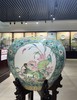 仿清乾隆蓝底粉彩开光四季满堂大缸 商品缩略图0