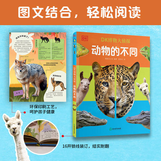 DK博物大侦探.动物的不同 DK百科全书儿童科普动物童书 商品图2