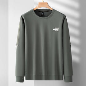 【新款DDS】大依优型大码卫衣长袖休闲加肥加大男士胖子大码内搭上衣打底显瘦