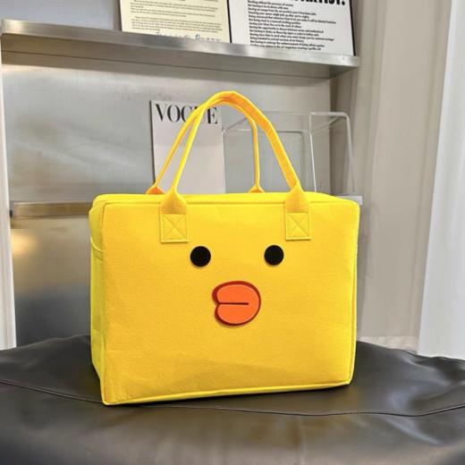 🌸【出行必备好物】悦语筌大容量多功能卡通毛毡旅行包： ✅防水耐磨 一包多用！🔸这包用途太多太实用了春季外出旅游 商品图3