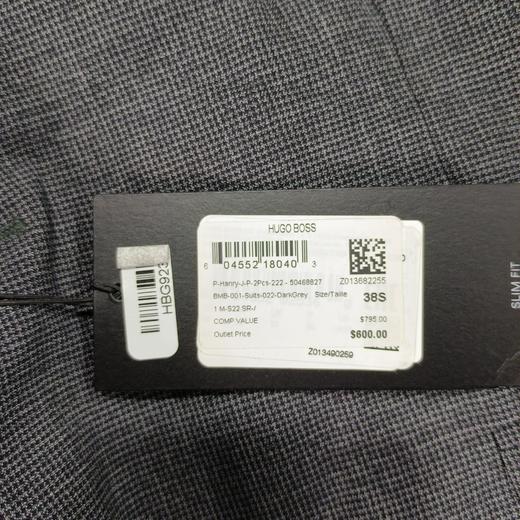 瑕疵意大利面料 HUGO BOSS/胡戈波士 男士新剪羊毛修身商务西装外套 商品图2