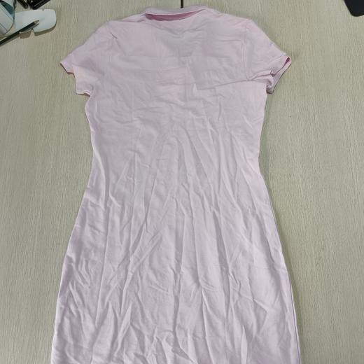 瑕疵Tommy Hilfiger/汤米 女士纯色五粒扣刺绣小标POLO领短袖连衣裙 商品图1