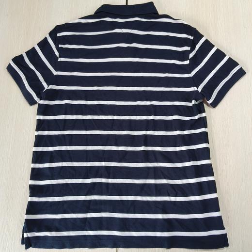 瑕疵Tommy Hilfiger/汤米 男士夏季透气吸湿速干条纹刺绣短袖POLO衫 商品图3