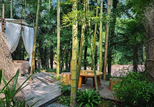 【邛崃#282号院】独栋单房/8房温泉私汤木屋，临溪玩水，避暑泡汤，露营，烧烤BBQ！ald 商品图8