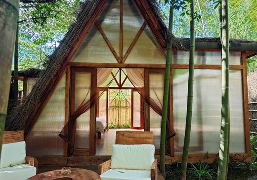 【邛崃#282号院】独栋单房/8房温泉私汤木屋，临溪玩水，避暑泡汤，露营，烧烤BBQ！ald 商品图9