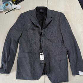 瑕疵意大利面料 HUGO BOSS/胡戈波士 男士新剪羊毛修身商务西装外套