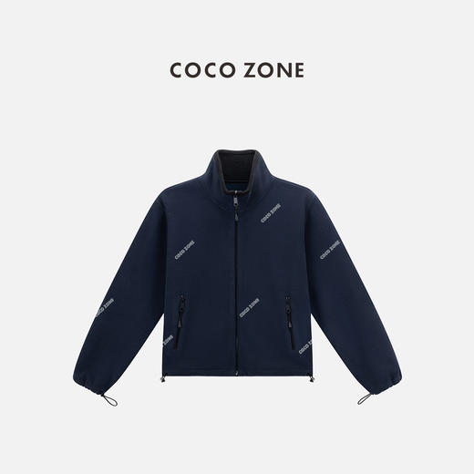 COCO ZONE 设计感立领上衣百搭抽绳袖口外套 CC1C1790 商品图0