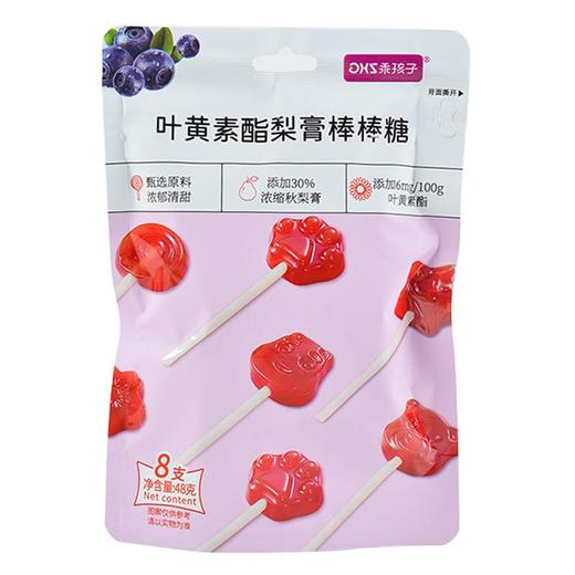 乖孩子叶黄素酯梨膏棒棒糖48g 商品图0