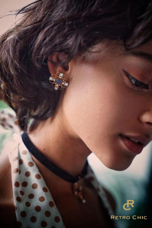 【钟欣潼（阿娇）同款】Dream梦系列 ｜兰梦复古蕾丝颈链 商品图2