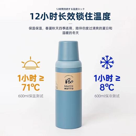 Tiger虎牌不锈钢保温杯便携大容量运动随手杯子MSI 600ml 商品图3