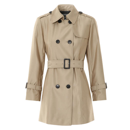 EITIE爱特爱秋季新款中长款简约大气风衣7504206 商品图5